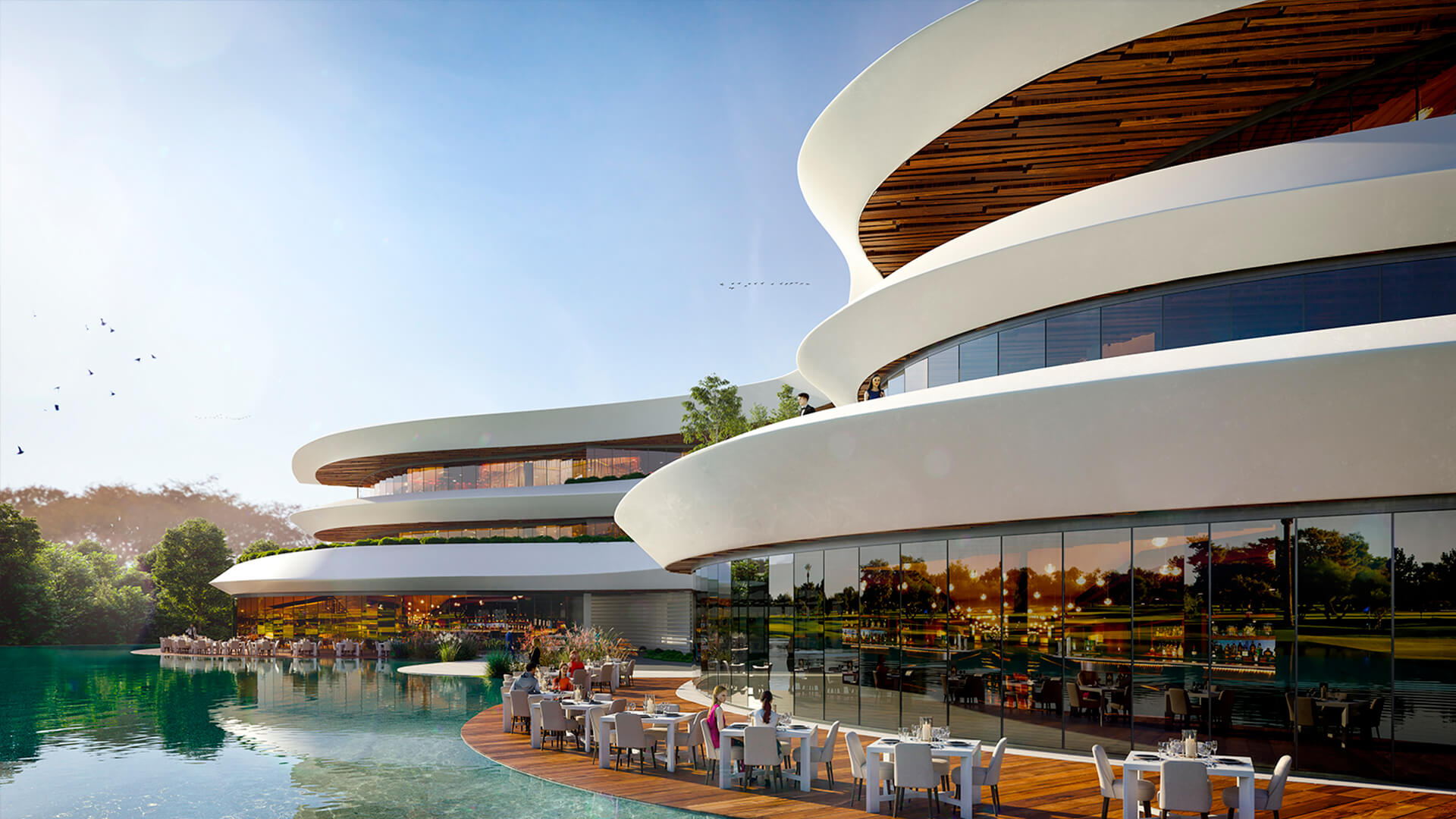 entro comercial La Finca Grand Café