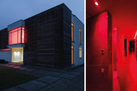 Iluminación con luz roja: tecnología, confort y bienestar para tu hogar moderno.