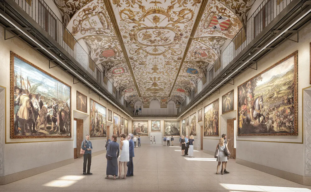 Restauración del Salón de Reinos del Museo del Prado