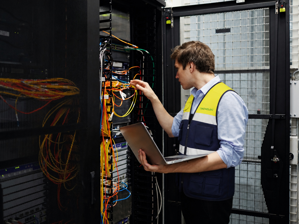 Distribución de fibra óptica en redes de telecomunicaciones | Tecmelec